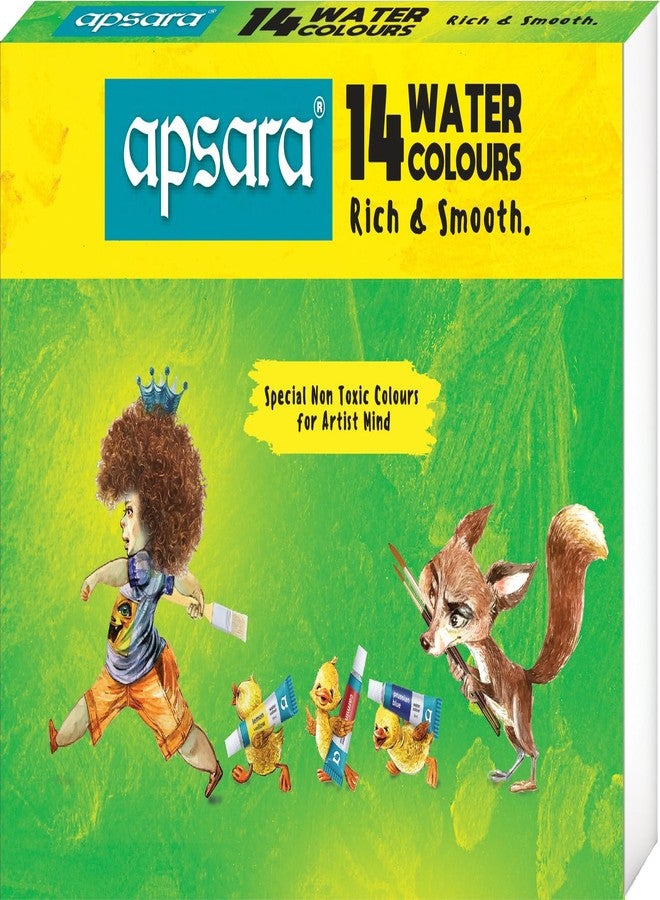 Apsara Water Colour Tube - 14 Shades - Image 1